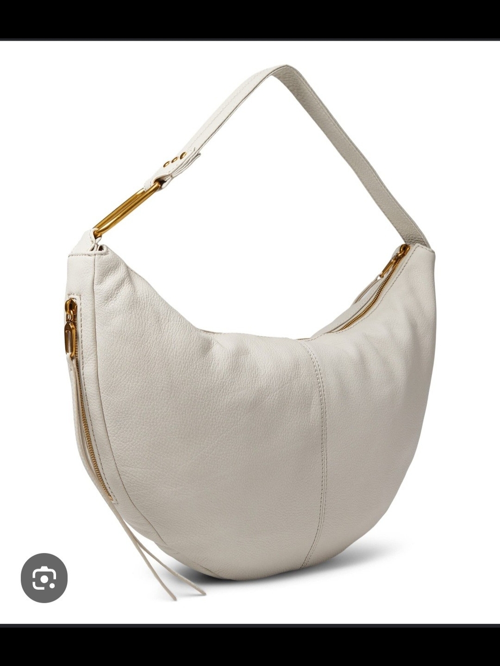 HOBO Chosen Powder White Shoulder Bag